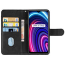 Leather Phone Case For OPPO Realme C25Y(Black)