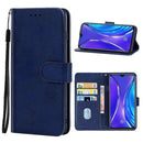 Leather Phone Case For OPPO Realme X2(Blue)