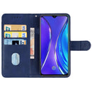 Leather Phone Case For OPPO Realme X2(Blue)