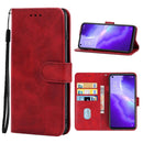 Leather Phone Case For OPPO Reno5 5G(Red)