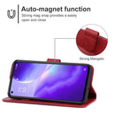 Leather Phone Case For OPPO Reno5 5G(Red)