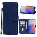 Leather Phone Case For OPPO Reno7 5G Foreign Version / Find X5 Lite(Blue)