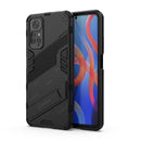 For Xiaomi Redmi Note 11 / Note 11S Global Punk Armor 2 in 1 PC + TPU Shockproof Phone Case with Invisible Holder(Black)