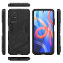 For Xiaomi Redmi Note 11 / Note 11S Global Punk Armor 2 in 1 PC + TPU Shockproof Phone Case with Invisible Holder(Black)