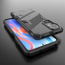 For Xiaomi Redmi Note 11 / Note 11S Global Punk Armor 2 in 1 PC + TPU Shockproof Phone Case with Invisible Holder(Black)