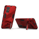 For Xiaomi Redmi Note 11 / Note 11S Global Punk Armor 2 in 1 PC + TPU Shockproof Phone Case with Invisible Holder(Red)