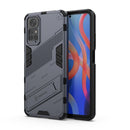 For Xiaomi Redmi Note 11 / Note 11S Global Punk Armor 2 in 1 PC + TPU Shockproof Phone Case with Invisible Holder(Gray)