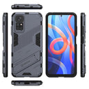 For Xiaomi Redmi Note 11 / Note 11S Global Punk Armor 2 in 1 PC + TPU Shockproof Phone Case with Invisible Holder(Gray)