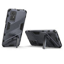For Xiaomi Redmi Note 11 / Note 11S Global Punk Armor 2 in 1 PC + TPU Shockproof Phone Case with Invisible Holder(Gray)