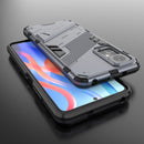 For Xiaomi Redmi Note 11 / Note 11S Global Punk Armor 2 in 1 PC + TPU Shockproof Phone Case with Invisible Holder(Gray)
