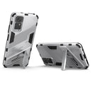 For Xiaomi Redmi Note 11 / Note 11S Global Punk Armor 2 in 1 PC + TPU Shockproof Phone Case with Invisible Holder(White)