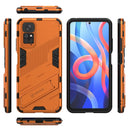 For Xiaomi Redmi Note 11 / Note 11S Global Punk Armor 2 in 1 PC + TPU Shockproof Phone Case with Invisible Holder(Orange)