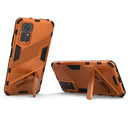 For Xiaomi Redmi Note 11 / Note 11S Global Punk Armor 2 in 1 PC + TPU Shockproof Phone Case with Invisible Holder(Orange)