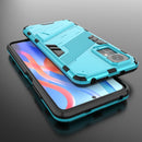 For Xiaomi Redmi Note 11 / Note 11S Global Punk Armor 2 in 1 PC + TPU Shockproof Phone Case with Invisible Holder(Blue)