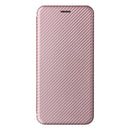 For Xiaomi Redmi Note 11 / Note 11S Global Carbon Fiber Texture Horizontal Flip PU Phone Case(Pink)