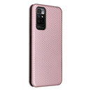 For Xiaomi Redmi Note 11 / Note 11S Global Carbon Fiber Texture Horizontal Flip PU Phone Case(Pink)