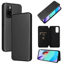 For Xiaomi Redmi Note 11 / Note 11S Global Carbon Fiber Texture Horizontal Flip PU Phone Case(Black)