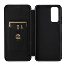 For Xiaomi Redmi Note 11 / Note 11S Global Carbon Fiber Texture Horizontal Flip PU Phone Case(Black)