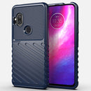 For Motorola One Hyper Thunderbolt Shockproof TPU Soft Case(Blue)