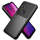 For Motorola One Hyper Thunderbolt Shockproof TPU Soft Case(Blue)