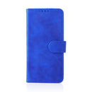 For OPPO Realme GT2 Pro 5G Skin Feel Magnetic Buckle Leather Phone Case(Blue)
