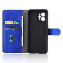 For OPPO Realme GT2 Pro 5G Skin Feel Magnetic Buckle Leather Phone Case(Blue)