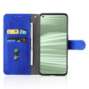 For OPPO Realme GT2 Pro 5G Skin Feel Magnetic Buckle Leather Phone Case(Blue)