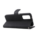 For Xiaomi Redmi Note 11 / Note 11S Global Skin Feel Magnetic Buckle Leather Phone Case(Black)