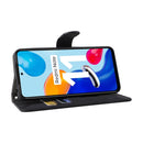 For Xiaomi Redmi Note 11 / Note 11S Global Skin Feel Magnetic Buckle Leather Phone Case(Black)