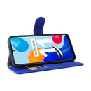 For Xiaomi Redmi Note 11 / Note 11S Global Skin Feel Magnetic Buckle Leather Phone Case(Blue)