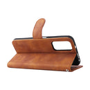 For Xiaomi Redmi Note 11 / Note 11S Global Skin Feel Magnetic Buckle Leather Phone Case(Brown)
