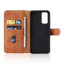For Xiaomi Redmi Note 11 / Note 11S Global Skin Feel Magnetic Buckle Leather Phone Case(Brown)