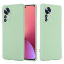 For Xiaomi 12 Pro Pure Color Liquid Silicone Phone Case(Green)
