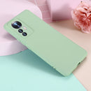 For Xiaomi 12 Pro Pure Color Liquid Silicone Phone Case(Green)