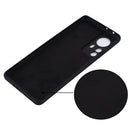 For Xiaomi 12 Pro Pure Color Liquid Silicone Phone Case(Black)