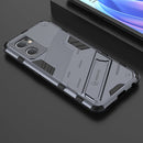 For OPPO Reno7 5G Global / Find X5 Lite Punk Armor 2 in 1 PC + TPU Shockproof Phone Case with Invisible Holder(Gray)