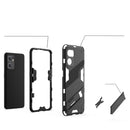 For OPPO Reno7 5G Global / Find X5 Lite Punk Armor 2 in 1 PC + TPU Shockproof Phone Case with Invisible Holder(Gray)