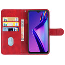 Leather Phone Case For OPPO A12(Red)