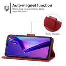 Leather Phone Case For OPPO A12(Red)