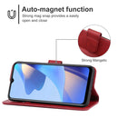 Leather Phone Case For OPPO A16s(Red)