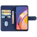 Leather Phone Case For OPPO A94(Blue)