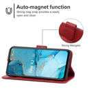Leather Phone Case For OPPO Find X2 Lite(Red)