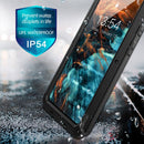 For Samsung Galaxy S22+ 5G Shockproof Waterproof Silicone + Zinc Alloy Phone Case(Black)