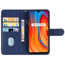 Leather Phone Case For OPPO Realme C3(Blue)