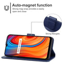 Leather Phone Case For OPPO Realme C3(Blue)