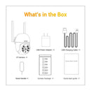 ESCAM TY110 1080P IP66 Waterproof Tuya Smart APP Wireless WiFi Dome Camera, US Plug(White)