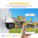 ESCAM TY110 1080P IP66 Waterproof Tuya Smart APP Wireless WiFi Dome Camera, EU Plug(White)