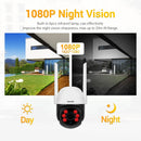ESCAM TY110 1080P IP66 Waterproof Tuya Smart APP Wireless WiFi Dome Camera, AU Plug(White)