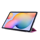 For Samsung Galaxy Tab S8 / Tab S7 Silk Texture Flip Leather Tablet Case(Pink)