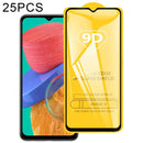 25 PCS 9D Full Glue Screen Tempered Glass Film For Samsung Galaxy M33 / M23 / F23 / A13 / M13 / F13 / Jump2 / A13 SM-A137 / M13 4G